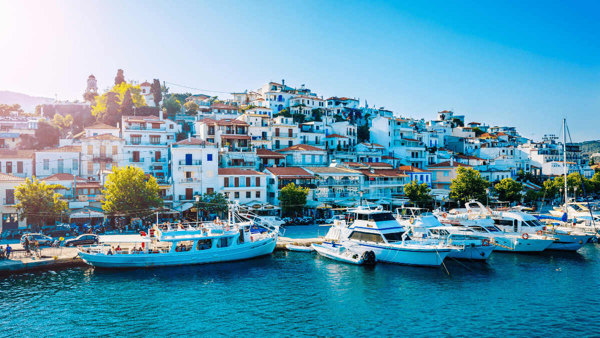 Greek islands yacht